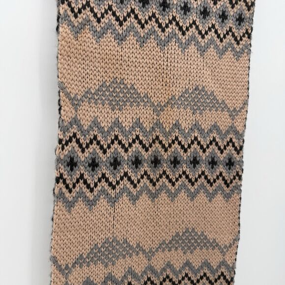 Timberland Pink Multicolor Reversible Acrylic Knit Scarf Long Womens Winter OS - Picture 10 of 11